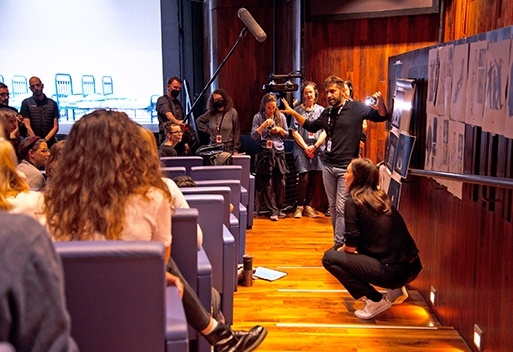 Behind the scenes