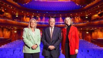 Judy Ryan, Associate Director and Mark Hewlett, Chief Executive of Castleacre Insurance Group and Suzanne Nance, Executive Director of Wexford Festival Opera. Photo: Patrick Browne