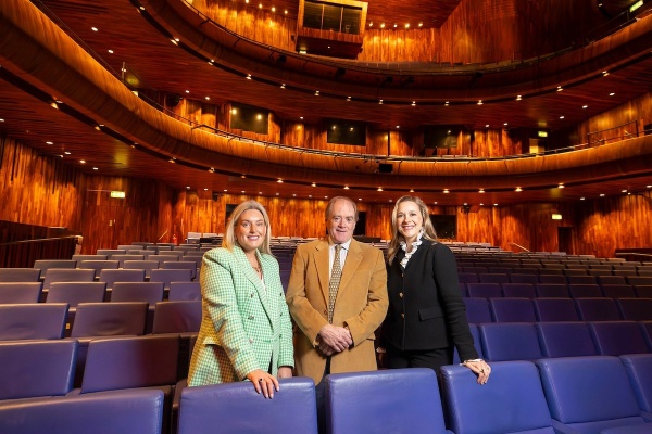 Judy Ryan, Associate Director and Mark Hewlett, Chief Executive of Castleacre Insurance Group and Suzanne Nance, Executive Director of Wexford Festival Opera. Photo: Patrick Browne