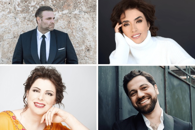 75th Fundraising Gala Singers: Joseph Calleja, Ermonela Jaho, Daniela Barcellona, and Giorgi Manoshvili.
