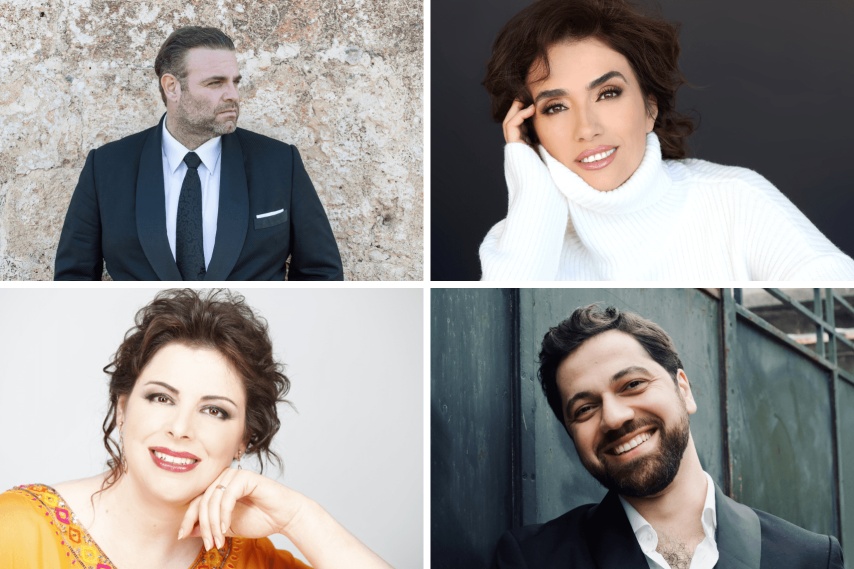 75th Fundraising Gala Singers: Joseph Calleja, Ermonela Jaho, Daniela Barcellona, and Giorgi Manoshvili.