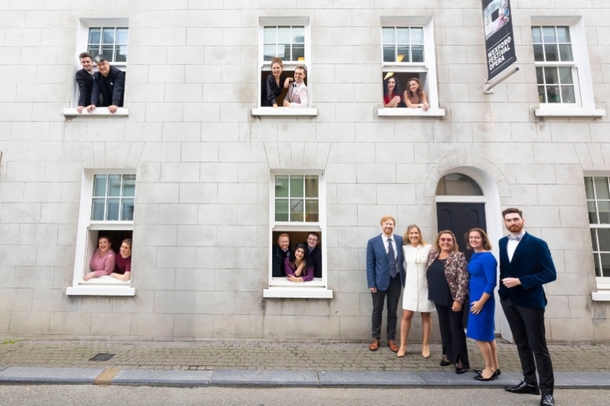 Pictured are members of the Wexford Factory, WFO Artistic Director, Rosetta Cucchi, Danielle Cunniffe, Partner PwC, Áine Brassill, Partner, PwC. Photo: Patrick Browne